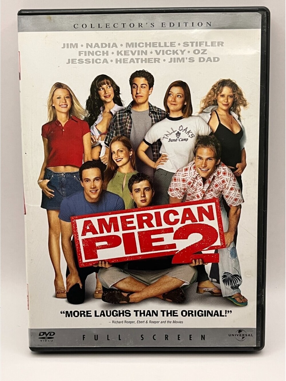 American Pie 2 DVD Collector's Edition 2001 Comedy J.B. Rogers